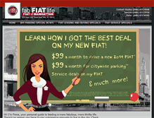 Tablet Screenshot of fabfiatlife.com